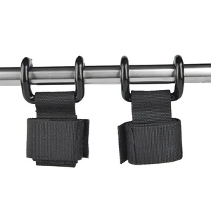 Exercices de sécurité en salle de sport, logo personnalisé, design robuste, crochets de puissance réglables pour haltérophilie, barre de levage, support de poignet pour fitness - Product Image 1