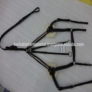 Bling Crystal 5 Point Breastplate acolchado piel de oveja. - Product Image 2