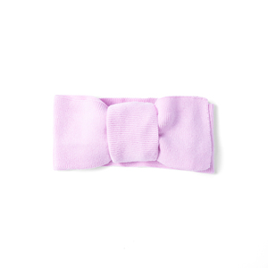 Baby Bow Headwrap 100% Cotton Kids Bowknot Headband 110cm Casual Custom Packaging Photography Gift Solid Color Hairband - Product Image 3