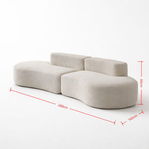 أريكة غرفة معيشة مضغوطة بالتفريغ من القماش والفوم بتصميم بدون إطار بتكلفة شحن مخفضة تصنيع حسب الطلب - Product Image 5