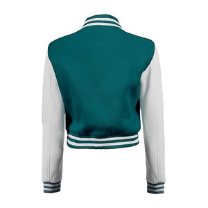 Veste de sport pour femme, coupe courte, coupe-vent, écologique, en laine/polyester |   Vente en gros et exportation en vrac pour les fabricants d'hiver - Product Image 2