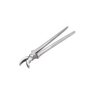 Clincheur de sabot de cheval en acier inoxydable allemand de qualité supérieure, à bec courbé, robuste, réutilisable, équipement vétérinaire pour fermeur - Product Image 1