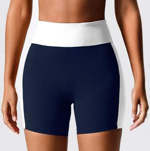 Shorts Deportivos Transpirables de Secado Rápido de Alta Calidad para Mujer, Cintura Alta, Corte Holgado, Bolsillos, Cintura Antideslizante, para Gimnasio, Correr, Verano - Product Image 5