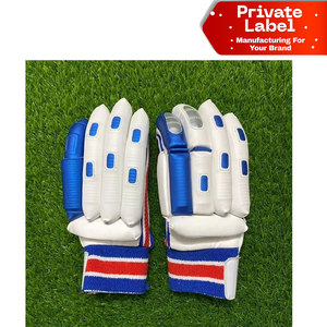 ถุงมือตีคริกเก็ตหนัง PU พิมพ์ลายตามสั่ง - ทนทาน ใช้ได้ทั้งมือขวา/ซ้าย ปรับแต่งได้ - Product Image 1