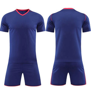 Uniforme de Fútbol Personalizado de Manga Corta, Transpirable y de Secado Rápido, 100% Poliéster, Ropa al Por Mayor de Alta Calidad - Product Image 5