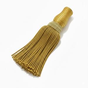 Bordure à pampilles en fil de strass doré, écologique et durable, pour vêtements et textiles de maison – Fabricant de luxe - Product Image 3