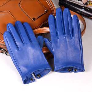 Waterproof Leather <b>Gloves</b> <b>Touch</b> <b>Screen</b> Full Finger Leather <b>Gloves</b> Fashion Low MOQ Leather <b>Gloves</b> - Product Image 2