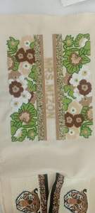 กระเป๋าทรง Tote แบบเปิดด้านบนสุดเก๋แนวโบฮีเมียนลำลองของผู้หญิงพร้อมลูกปัดมุกขนาดใหญ่ด้ามจับไม้ไผ่ปักลายแบบสายเดี่ยว2สาย - Product Image 5