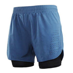 Factory Made Comfortable Regular Fit <b>Men</b> Awrah <b>Shorts</b> With Elastic Waist Long Design <b>For</b> Walking Training And Casual Wear - Product Image 1