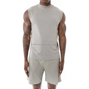 เสื้อกล้ามทรงวินเทจ ยืดได้ 4 ทิศทาง ทรงโอเวอร์ไซส์ ตัดเย็บแบบคัทออฟ น้ำหนักเบา ระบายอากาศได้ดี สำหรับผู้ชาย เหมาะสำหรับการวิ่งแบบไฮบริด - Product Image 6