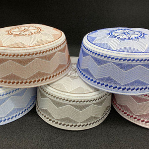 Casquettes islamiques pour hommes sur mesure, brodées, casquettes musulmanes, casquettes de prière, casquettes d'Arabie Saoudite - Product Image 5