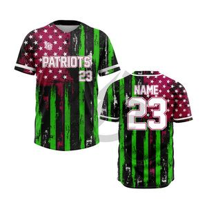 Camiseta de Béisbol de Camuflaje Zersia International, Personalizable con Nombre y Número 24, Unisex para Adultos, Poliéster Transpirable, Impresión por Sublimación - Product Image 6