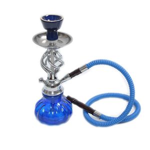 Traditional Glass <b>Hookah</b> For Classic Home Decor And Cultural Display With Beautiful Transparent Glass Body - Product Image 3