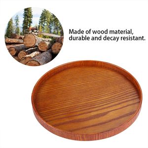 Plato de Servir de Madera de Acacia de Alta Calidad, Pulido, para Hogar, Cocina, Restaurante, Hotel, Fiestas, Presentación de Alimentos, Disponible para la Venta - Product Image 4