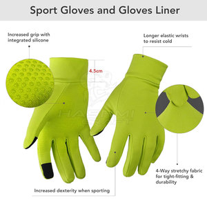 Reliable Fitness Wear Running Gloves Unisex Lightweight Grip Design For Outdoor Sports Running And Exercise Use - Product Image 4