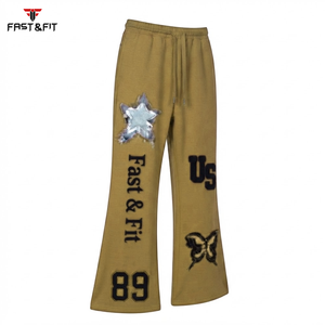 Pantalones Deportivos Casuales de Satén para Mujer, Estilo Jogger, Corte Acampanado, para Invierno, Precio Económico, ODM - Product Image 6