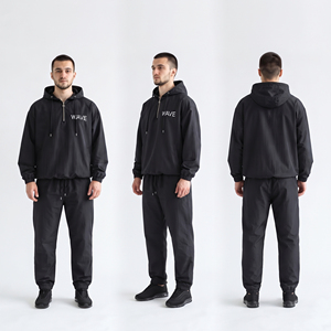 Wholesale <b>Men</b> Pullover Windbreaker Hoodie 100% Nylon <b>Lightweight</b> Quater Zipper Hoodie <b>Waterproof</b> Rain <b>Jacket</b> <b>Men</b> Hiking <b>Jacket</b> - Product Image 5