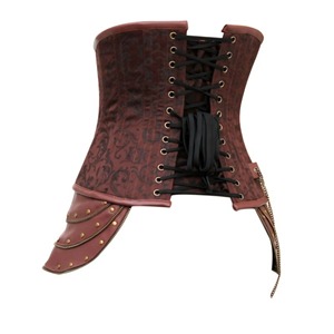 Vente en gros de hauts corsets en cuir noir sexy de qualité supérieure pour femmes, corsets pour femmes, logo personnalisé, service OEM - Product Image 4