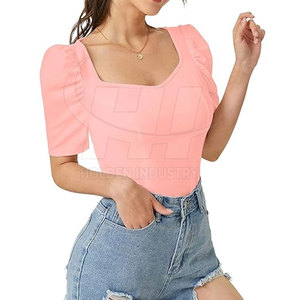 T-shirt court d'été pour femme - Style urbain décontracté moderne 100 % coton écologique et respirant Coupe confortable - Product Image 2