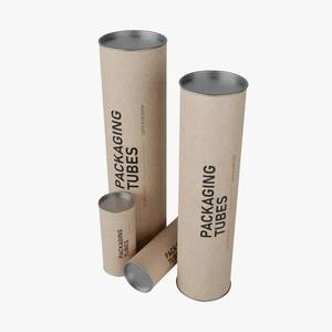 Caja Cilíndrica de Cartón Biodegradable con Tapas de Metal, Tubo de Papel Impreso Personalizado, Embalaje Ecológico Sin Plástico - Product Image 6
