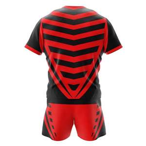 Uniforme de Rugby Personalizado para Hombre, de Primera Calidad, Transpirable, al por Mayor, con Impresión por Transferencia de Calor, Tela Personalizada 100% Poliéster de Secado Rápido - Product Image 3