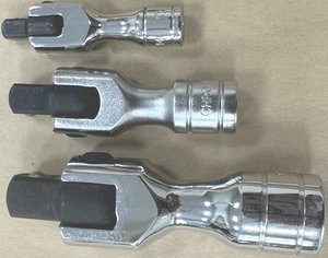 Adaptador de 3/8" a 3/8" Cuadrado Adaptador de Enchufe de Cabezal Flexible Profesional X 72mmL Cr-V Mate/Espejo, Compatible con DIY y OEM - Product Image 3