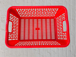 Rectangular Plastic Tray 100% Virgin PP 47x31,5x16 cm Basket for Agriculture Fruits <b>Vegetable</b> PP Plastic Stacked Basket - Product Image 2