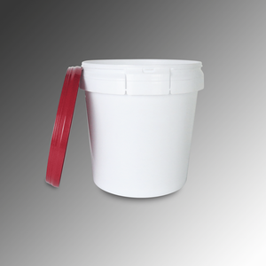 Seau de stockage de peinture en plastique PP réutilisable Folin, 17 litres, blanc, avec poignée métallique, certifié ISO9001:2015, outil personnalisé du Vietnam, vente en gros - Product Image 4