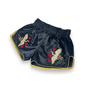 Pantalones Cortos Ligeros de MMA para Entrenamiento Físico, Pantalones Cortos de Muay Thai para Correr, Unisex, Transpirables, con Logotipo Frontal, 100% Poliéster - Product Image 2