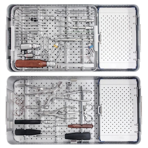 Farhan Products & Co, Juego Completo de Instrumentos ORL FP-FAR-910130, Acero Inoxidable, 10 Piezas, Certificación CE ISO, Reutilizables y Esterilizables - Product Image 1