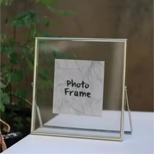 Vintage Metal Glass Hanging Photo <b>Frame</b> Wall Display <b>Picture</b> Holder Home Decor - Product Image 6