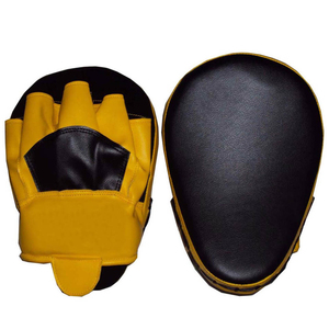Pads de frappe pour boxe et MMA, entraînement de réflexes, sport, coutures de haute qualité, cuir artificiel en microfibre polyvalent - Product Image 1