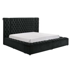 Lussuosa Testiera Imbottita per Letto Queen Size, Design Contemporaneo in Legno con Molteplici Scomparti di Stoccaggio - Product Image 3