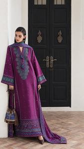 Élégant Salwar Kameez Rouge Bordeaux Brodé pour Femme, Longueur Ras du Sol, en Soie, Style Indien et Pakistanais, Coupe Ample, Recyclé, Idéal pour Mariage - Product Image 4