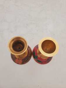 Handmade Brass Vintage <b>Small</b> <b>Candle</b> Holder With Irregular Shape And Polish Finished For Home Decoration Metal <b>Candle</b> Stand - Product Image 3