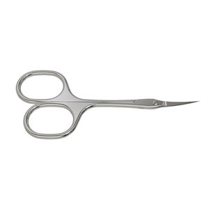 Ciseaux à cuticules personnalisés pour droitiers, en acier inoxydable allemand, finition Dall, lame courbée et tranchante, ciseaux à cuticules pour nail art - Product Image 6