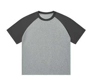เสื้อยืดแขนแร็กแลนเสื้อเบสบอลผ้าฝ้ายเฮฟวี่เวทเสื้อยืดสตรีทแวร์และชุดกีฬาพิมพ์ฉลากตามสั่ง - Product Image 5