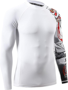 Camiseta de Compresión Personalizada, Camiseta Deportiva Elástica sin Costuras para Hombre, Ropa Deportiva Transpirable de Secado Rápido - Product Image 3