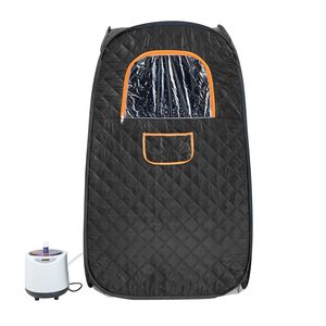 Sauna a Vapore Terapeutica Portatile da 1200 Watt, Compatta per Casa, con Coperta e Sedia, Borsa per il Trasporto, Design Tradizionale per Detox e Relax - Product Image 1