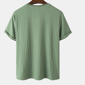 เสื้อยืดแบรนด์ส่วนตัวสำหรับผู้ชาย เนื้อผ้าฝ้าย 100% สวมใส่สบาย ทรงหลวม พิมพ์ลาย ระบายอากาศได้ดี ผลิตในประเทศปากีสถาน - Product Image 2