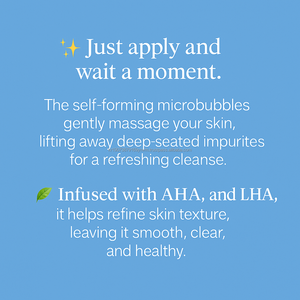 โฟมล้างหน้าเจลทำความสะอาดล้ำลึก BHA Ha LHA อ่อนโยนน้ำยาทำความสะอาดผิวเรืองแสงจากเกาหลี - Product Image 2