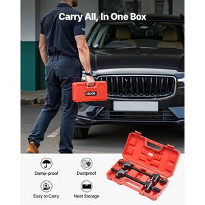 Lot de 2 compresseurs de ressorts hélicoïdaux robustes pour réparation automobile, portée 10,4 pouces, compatibles avec les compresseurs de ressorts de suspension de 0,86 pouce - Product Image 6