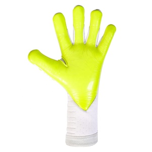 Geel Fluorescerend Contact Duitse Latex Palm Voetbal Keeper Handschoenen Lage Prijs Voetbal Keepershandschoenen Gemaakt <span class=keywords><strong>In</strong></span> <span class=keywords><strong>Pakistan</strong></span>