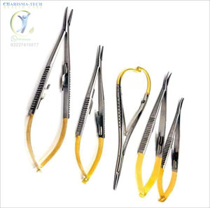 5 PCS Steel Dental Needle Holder Dentistry Forceps <b>Plier</b> Surgical Orthodontic Tweezers Instrument <b>Set</b> for Hospital - Product Image 2
