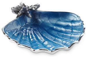 Bandeja Decorativa de Hoja de Arce Plateada, Plato de Servir Botánico de Metal Hecho a Mano, Centro de Mesa Elegante para Decoración del Hogar y Hoteles - Product Image 5