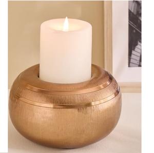 Porte-bougie à thé en argent de qualité supérieure avec base pour mariage et décoration intérieure - Product Image 6