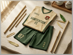 ชุดฟุตบอลแบบกำหนดเองสำหรับผู้ชาย เสื้อฟุตบอลระบายอากาศ แห้งเร็ว รับผลิตแบบ OEM ODM - Product Image 4
