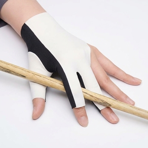 Guantes de Billar Profesionales Ligeros y Duraderos con Dedos Descubiertos, Transpirables, de Tres Dedos, para Snooker, Mano Derecha, Tipo Mariposa, Unisex - Product Image 6