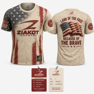 เสื้อยืด ZIAKOT ดีไซน์ใหม่สำหรับผู้ชาย ลายพิมพ์ 3 มิติ สีดำ ขาว แดง ลายพืชเขตร้อนฮาวาย ออกแบบเองได้ - Product Image 5