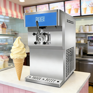 เครื่องทำไอศกรีม ทำไอศกรีม ซอร์เบต์ โยเกิร์ตแช่แข็ง เจลาติน ของหวาน ผลลัพธ์รวดเร็ว - Product Image 1